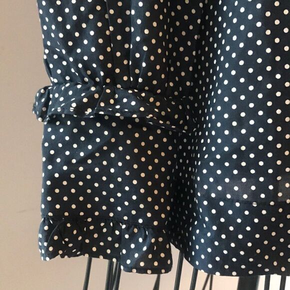 Joie California Blouse With Ruffle Neckline - Sz M - Picture 5 of 8